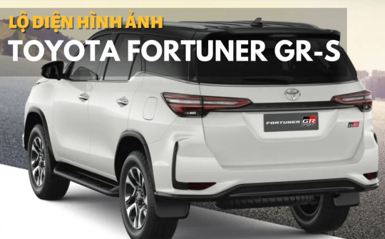 Toyota Fortuner GR-S 2022 lộ diện hình ảnh mới nhất