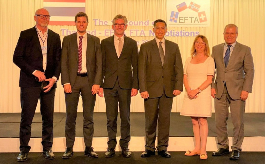 Khối EFTA và Thái Lan tái khởi động đàm phán hiệp định thương mại tự do song phương
