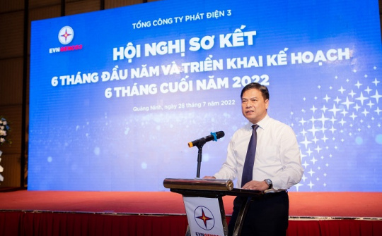 EVNGENCO3: Đặt mục tiêu năm 2022 sản lượng điện đạt 31,85 tỷ kWh