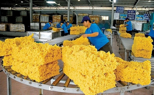 7 tháng, xuất khẩu cao su cán mốc trị giá 1,68 tỷ USD