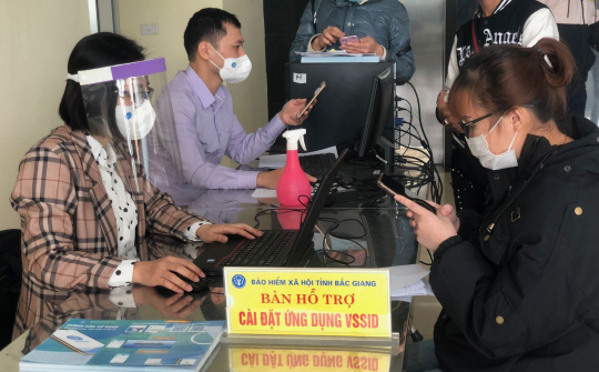 Bắc Giang : Gần 300.000 tài khoản đăng nhập ứng dụng VssID