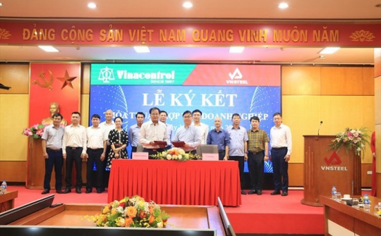 VNSTEEL ký kết thỏa thuận hợp tác với Tập đoàn Vinacontrol