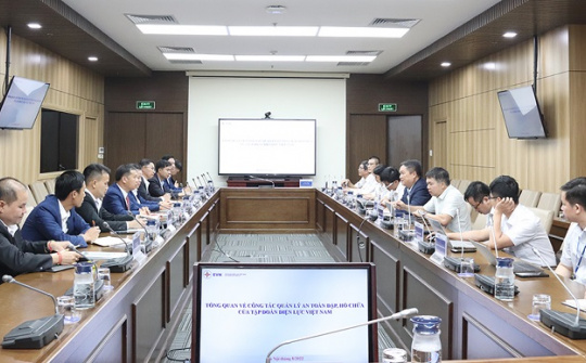 Cục Quản lý an toàn công nghiệp năng lượng (Lào) thăm và làm việc tại EVN