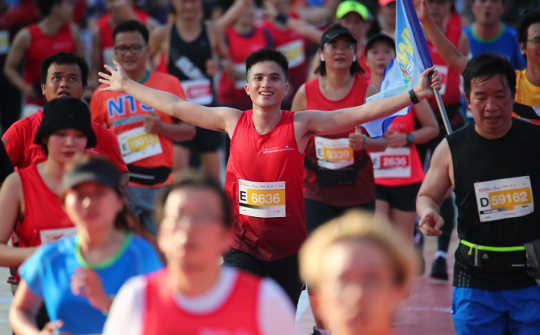 Giải chạy Marathon Techcombank lần đầu tổ chức tại Hà Nội