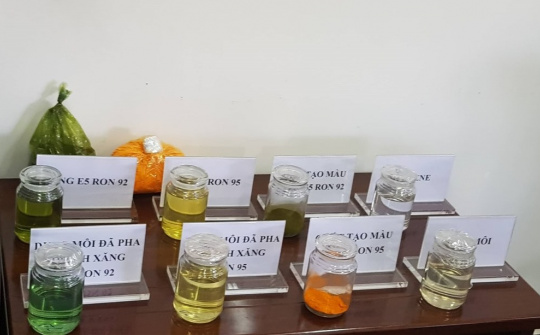 Cảnh báo sử dụng dung môi để pha chế xăng bất hợp pháp