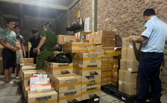 Bắc Ninh tạm giữ 41.500 sản phẩm mỹ phẩm Hàn Quốc có dấu hiệu nhập lậu