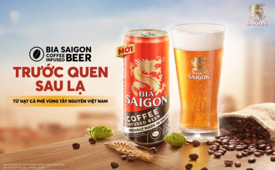 Lần đầu tiên xuất hiện tại Việt Nam - Bia SaiGon vị Cà phê