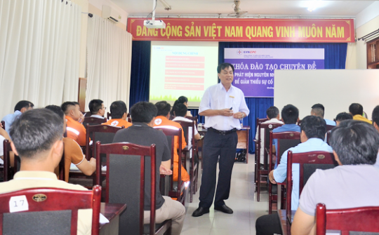Trường Cao đẳng Điện lực miền Trung: Tổ chức khóa đào tạo “Phát hiện nguyên nhân và các giải pháp để giảm thiểu sự cố trong lưới điện phân phối”