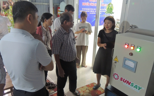 Quảng Nam: Nghiệm thu đề án “Hỗ trợ ứng dụng máy móc, thiết bị tiên tiến trong chế biến thực phẩm”.