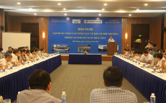 Nâng cao năng lực bảo vệ môi trường cho các doanh nghiệp ngành Hóa chất
