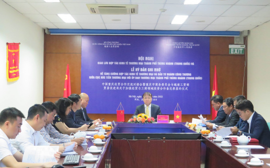 Thúc đẩy hợp tác kinh tế, thương mại và đầu tư với TP.Trùng Khánh (Trung Quốc)