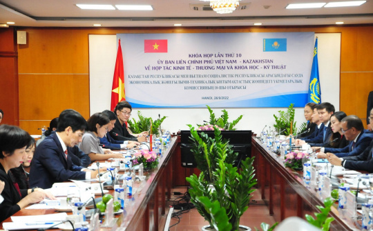 Khoá họp lần thứ 10 Ủy ban liên Chính phủ Việt Nam - Kazakhstan về hợp tác kinh tế - thương mại và khoa học - kỹ thuật