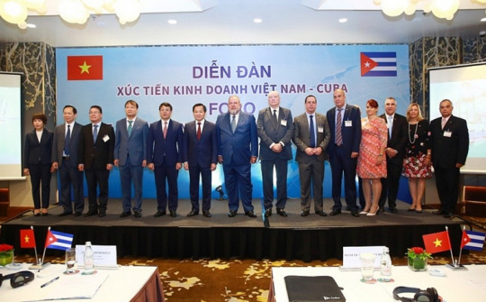 Phấn đấu nâng kim ngạch thương mại hai chiều Việt Nam - Cuba lên 500 triệu USD