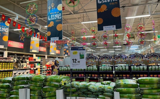Gạo Việt Nam lần đầu tiên lên kệ siêu thị E.Leclerc của Pháp