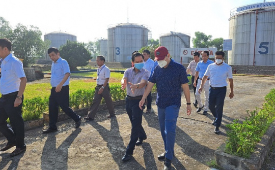 Petrolimex khảo sát thực tế Kho K133 - Xăng dầu Hà Sơn Bình
