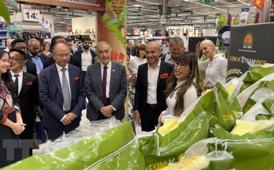 Gạo Việt Nam tiếp tục góp mặt tại chuỗi siêu thị Carrefour của Pháp