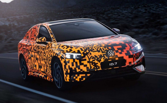 Chi tiết mẫu sedan chạy điện Volkswagen ID.7 vừa ra mắt tại CES 2023