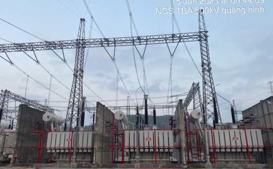 Hoàn thành nâng công suất Trạm biến áp 500kV Quảng Ninh