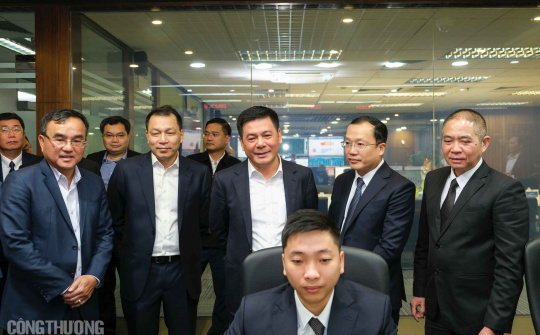 [Tin Ảnh] Bộ trưởng Nguyễn Hồng Diên kiểm tra tình hình cung ứng điện dịp Tết Nguyên đán Quý Mão