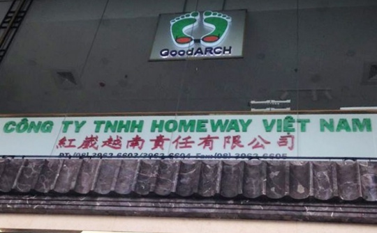 Chấm dứt hoạt động đa cấp Homeway