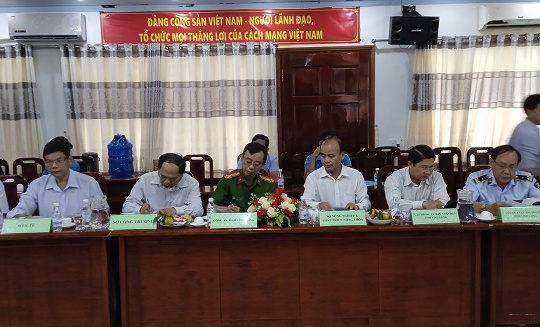 Đoàn kiểm tra liên ngành Trung ương số 6 làm việc tại tỉnh Vĩnh Long