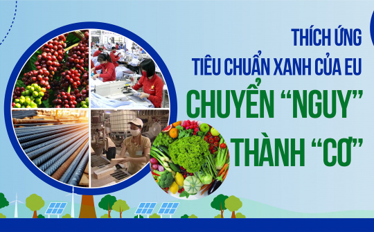Thích ứng tiêu chuẩn Xanh của EU: Chuyển “Nguy” thành “Cơ”
