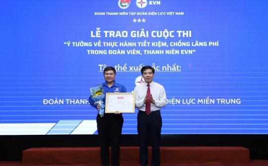 EVN: Hơn 300 ý tưởng của đoàn viên, thanh niên về thực hành tiết kiệm, chống lãng phí