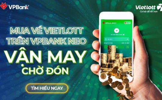 Vietlott đã trả thưởng hơn 8,5 tỷ đồng mua bằng tài khoản VPBank trong gần 3 năm