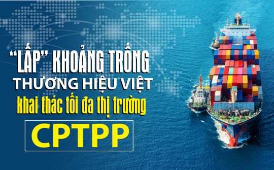 “Lấp” khoảng trống thương hiệu Việt, khai thác tối đa thị trường CPTPP