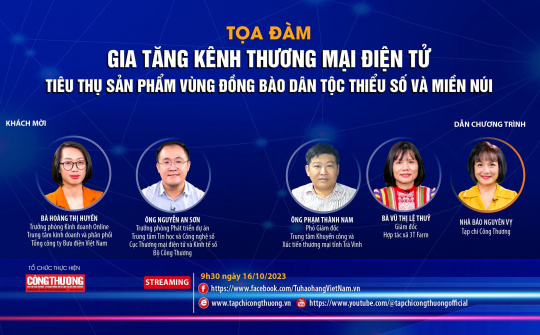 [Tọa đàm trực tuyến] Gia tăng kênh thương mại điện tử, tiêu thụ sản phẩm vùng đồng bào dân tộc thiểu số và miền núi