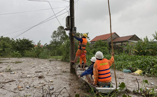 Ngành Công Thương sẵn sàng lực lượng, phương tiện ứng phó mưa lũ