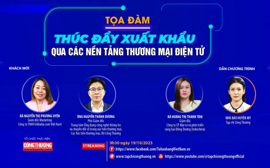 [TRỰC TUYẾN] Thúc đẩy xuất khẩu qua các nền tảng thương mại điện tử