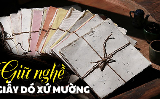 Giữ nghề giấy dó xứ Mường