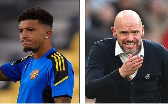 Jadon Sancho phải tập luyện một mình