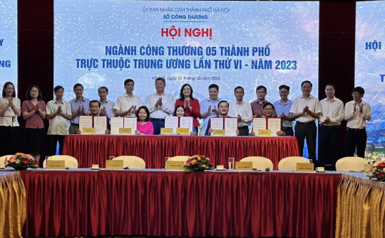 Tăng cường hợp tác lĩnh vực công thương 5 thành phố trực thuộc Trung ương