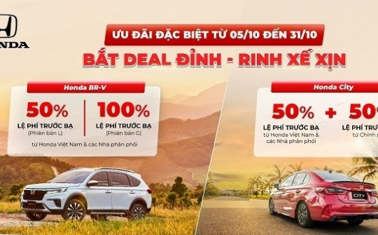 Honda Việt Nam triển khai chương trình khuyến mại khủng