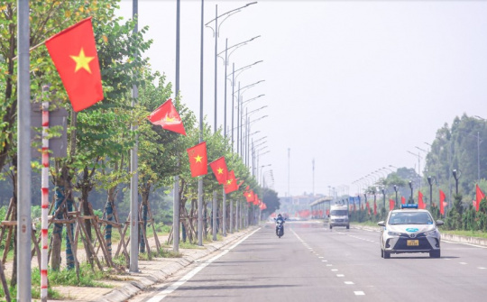 Thông xe đường nối trung tâm Hà Nội với Khu đô thị vệ tinh Sóc Sơn