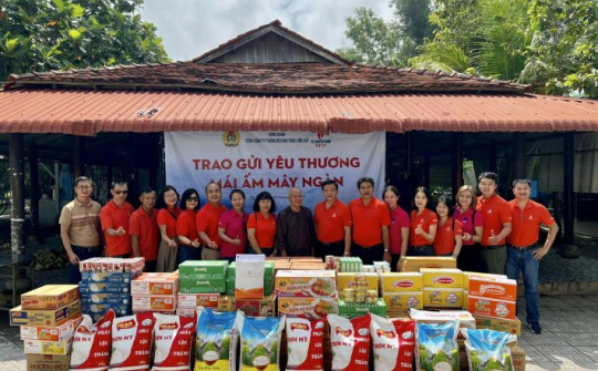 Công đoàn PVEP: Trao 84 triệu đồng đến Mái ấm Mây Ngàn (Tây Ninh)