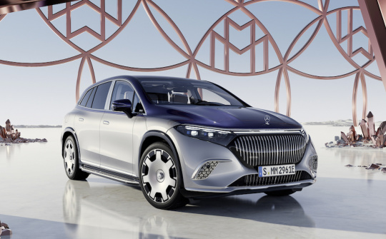 Xe điện siêu sang Mercedes-Maybach EQS 680 2024: Nhanh, mạnh đi kèm nội thất tuyệt hảo