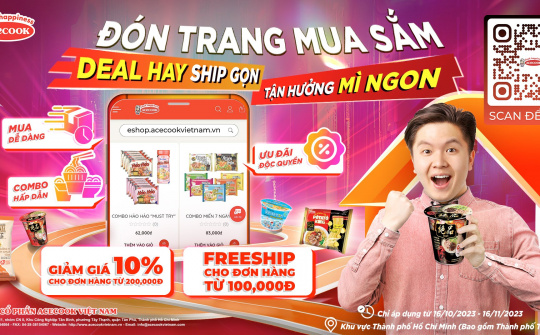 Acecook Việt Nam ra mắt trang bán hàng điện tử ESHOP ACECOOOK VIỆT NAM