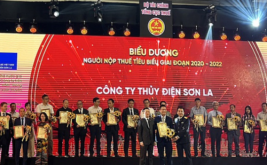 Công ty Thủy điện Sơn La là doanh nghiệp nộp thuế tiêu biểu toàn quốc