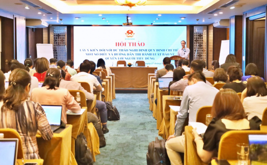 Đại diện các Hiệp hội, doanh nghiệp góp ý dự thảo Nghị định về Luật Bảo vệ quyền lợi người tiêu dùng