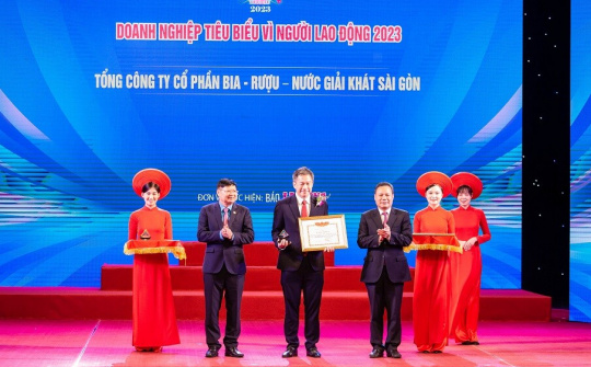 SABECO lần đầu tiên được vinh danh Doanh nghiệp tiêu biểu vì người lao động
