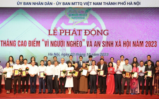 Tập đoàn T&T Group ủng hộ 1 tỷ đồng cho Quỹ “Vì người nghèo” thành phố Hà Nội