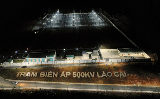 Trạm biến áp 500 kV Lào Cai được đóng điện các đường dây 220 kV và đấu nối (Giai đoạn 1)