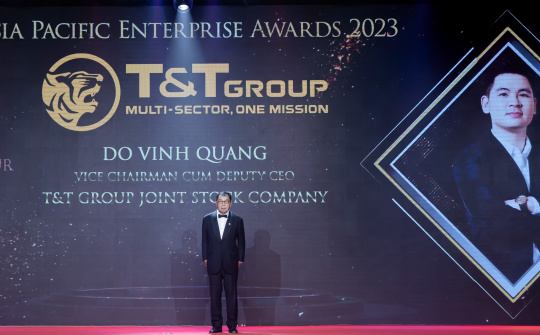 Phó Chủ tịch Tập đoàn T&T Group Đỗ Vinh Quang nhận giải Doanh nhân xuất sắc châu Á 2023