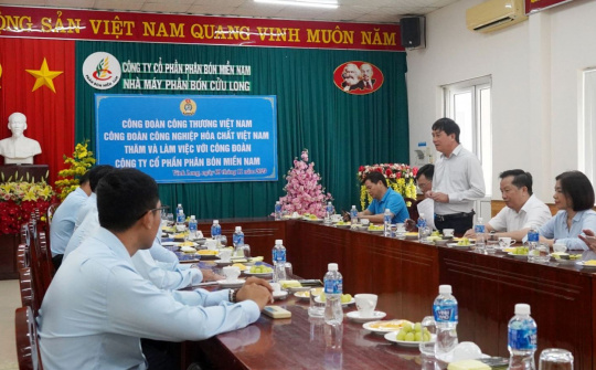 Phân bón miền Nam: 100% công đoàn viên được tham gia BHXH, BHYT