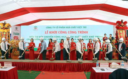 Công ty CP Hóa chất Việt Trì: Khởi công Dự án tăng trưởng xanh, áp dụng kỹ thuật số