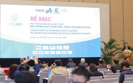 Bế mạc Hội thảo khoa học quốc tế về Môi trường và Kỹ thuật điện - châu Á