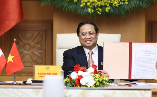 Việt Nam - Đan Mạch thiết lập quan hệ Đối tác Chiến lược Xanh